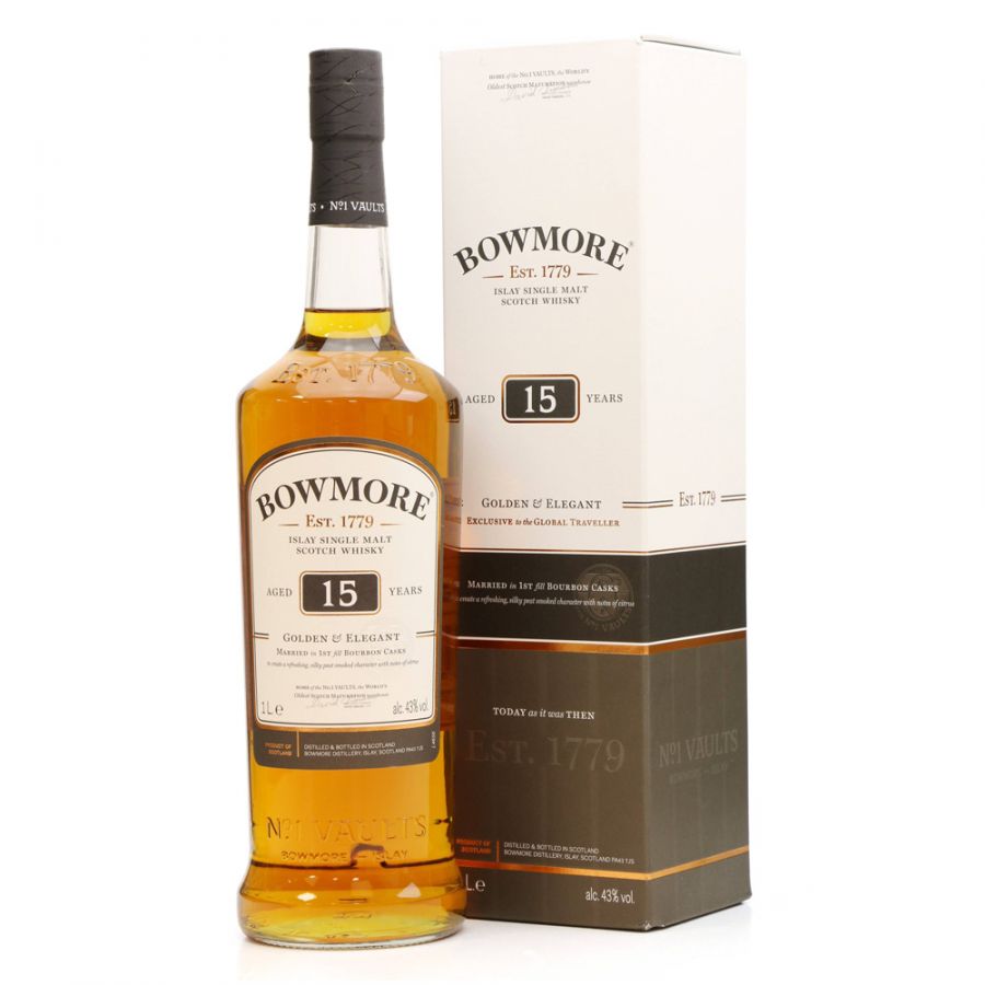 Bowmore 15 Years Old Golden & Elegant