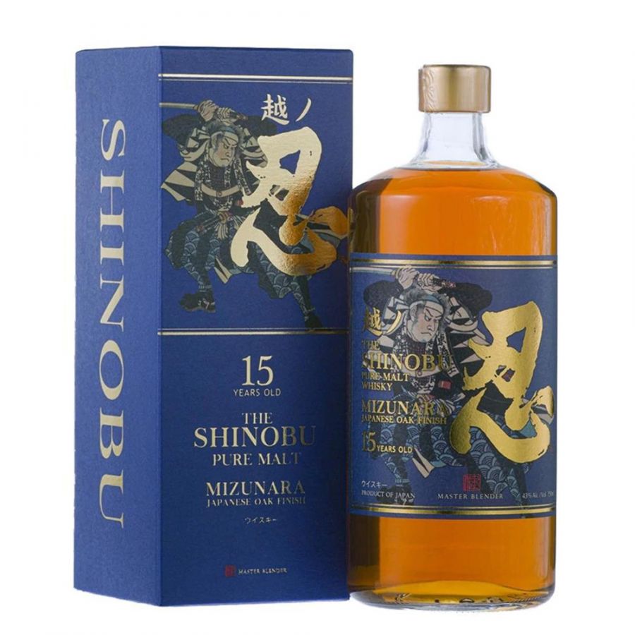 Shinobu Pure Malt 15 Years Old Mizunara Oak