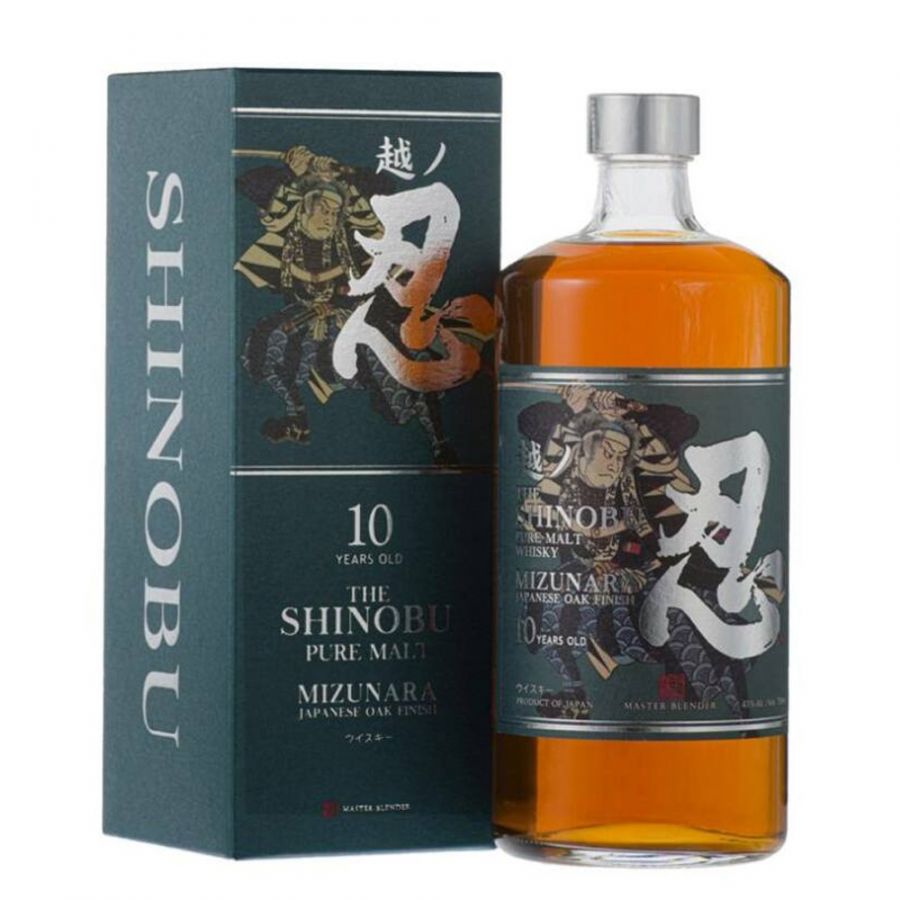 Shinobu Pure Malt 10 Years Old Mizunara Oak