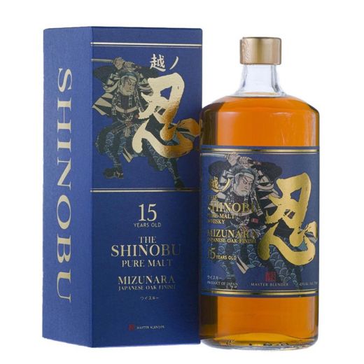 Shinobu Pure Malt 15 Years Old Mizunara Oak