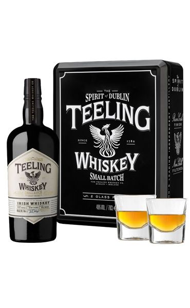 Teeling Small Batch Gift Box con bicchieri